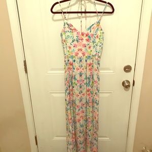 Amanda Uprichard silk floral maxi dress